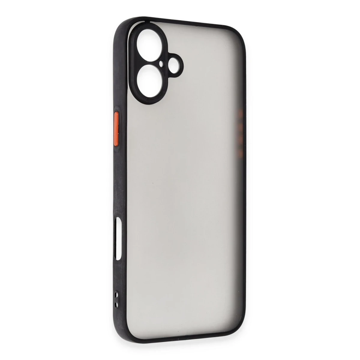 Newface Apple iPhone 16 Plus Kılıf Montreal Silikon Kapak - Siyah — görsel 5