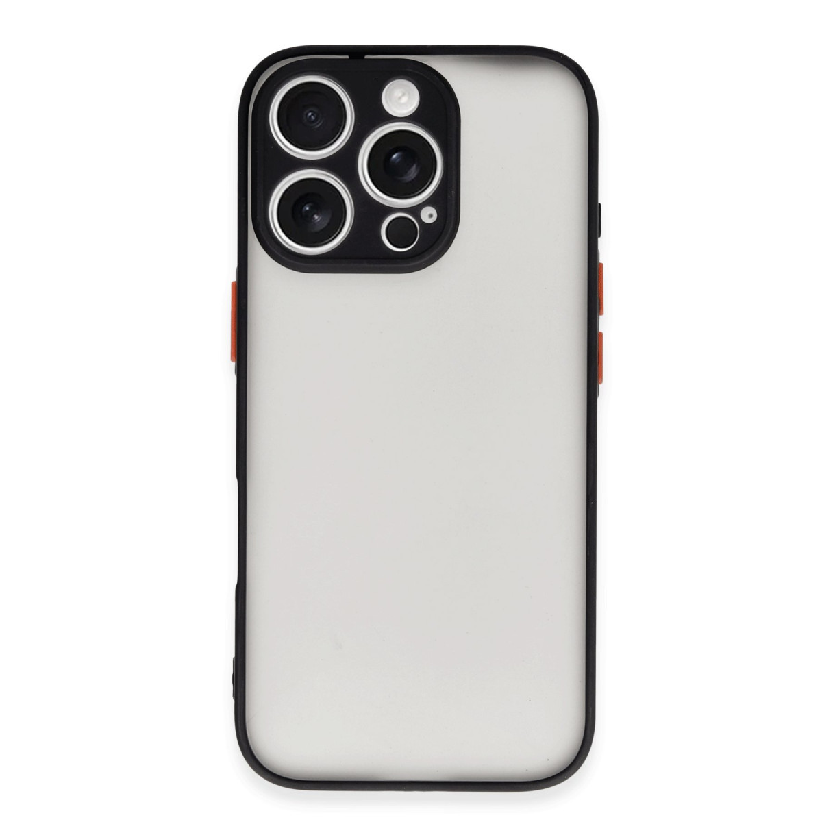 Newface Apple iPhone 16 Pro Kılıf Montreal Silikon Kapak - Siyah — görsel 7