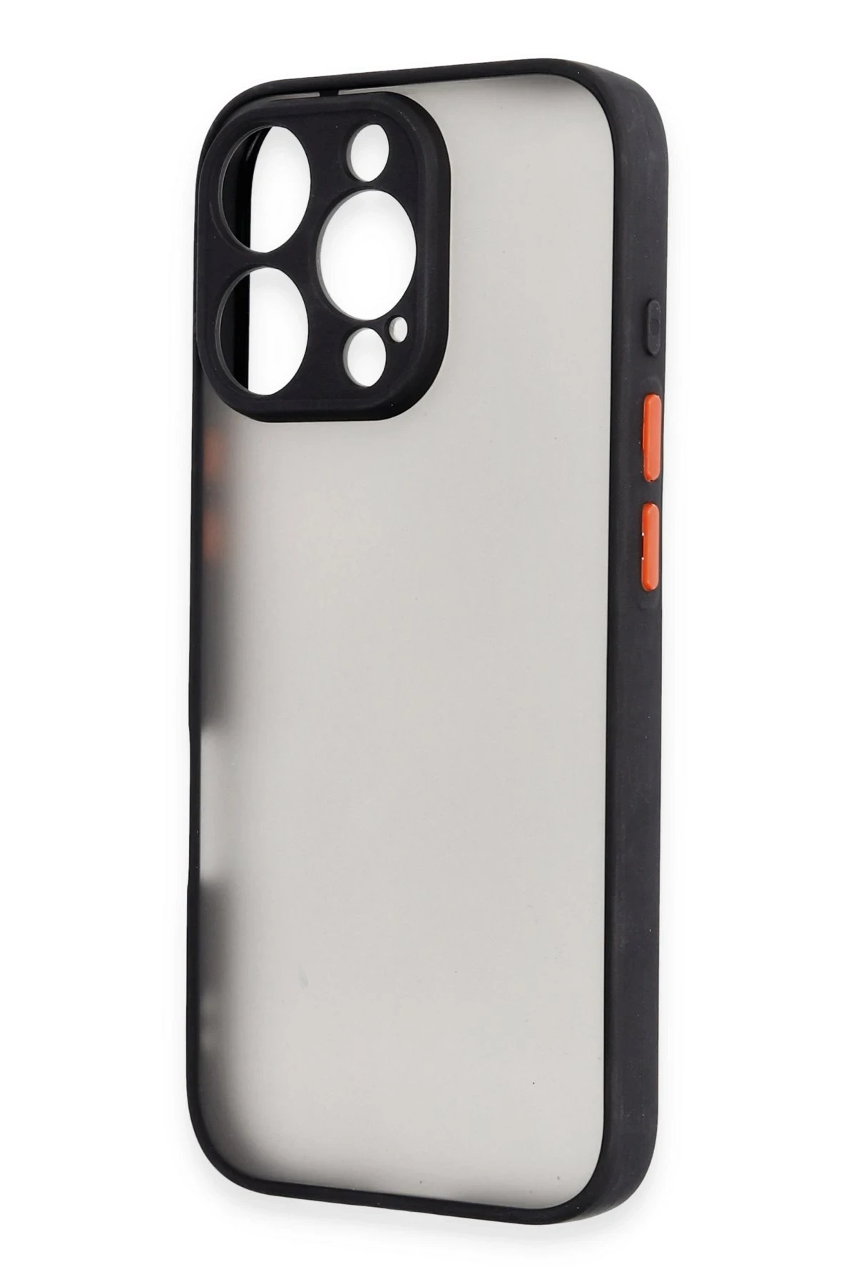 Newface iPhone 16 Pro Kılıf Montreal Silikon Kapak - Siyah