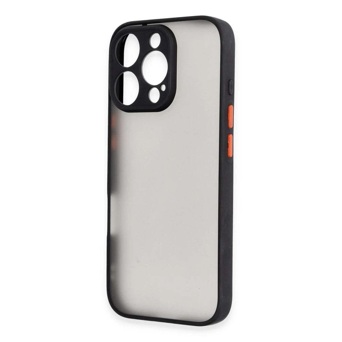 Newface Apple iPhone 16 Pro Kılıf Montreal Silikon Kapak - Siyah — görsel 6