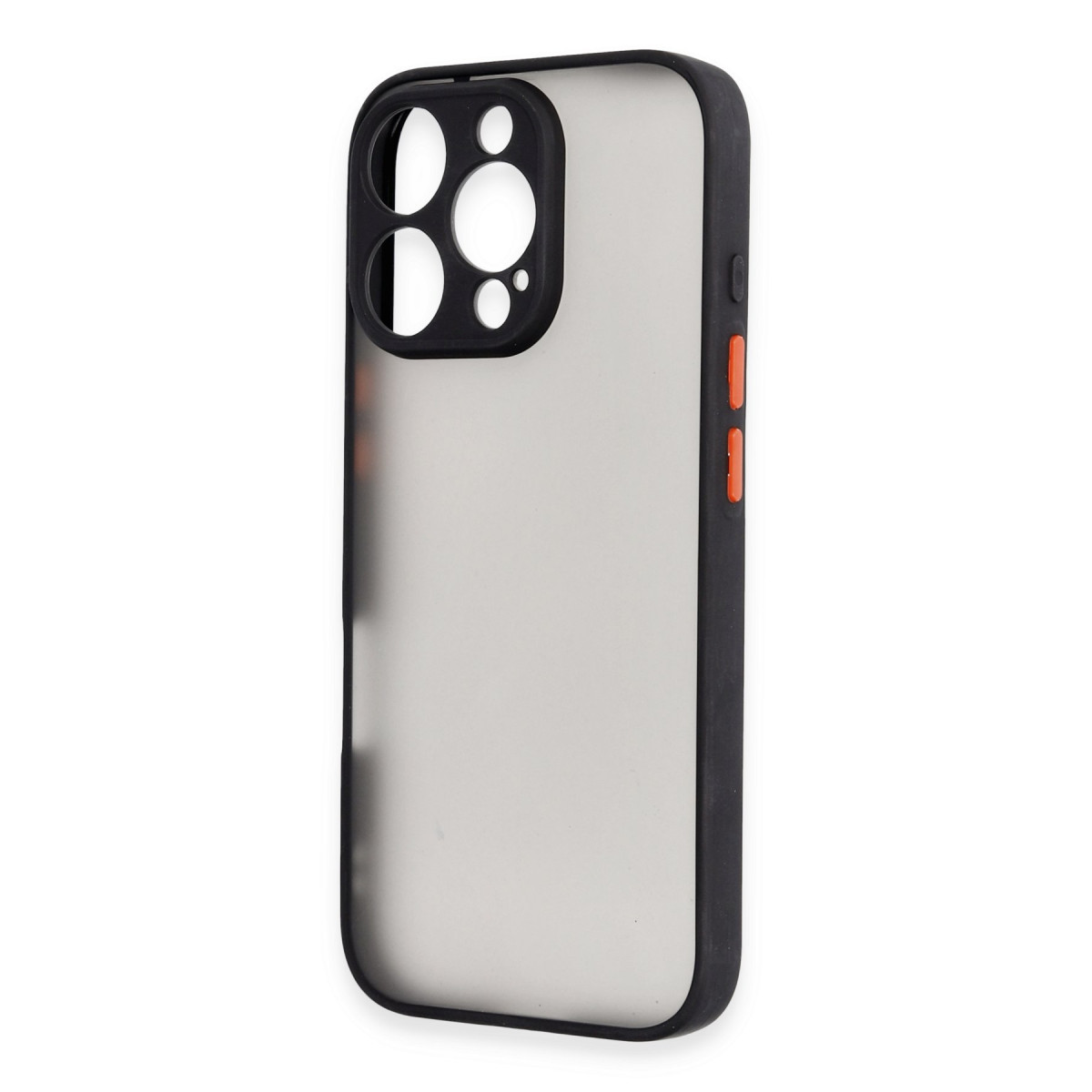 Newface Apple iPhone 16 Pro Max Kılıf Montreal Silikon Kapak - Siyah — görsel 9