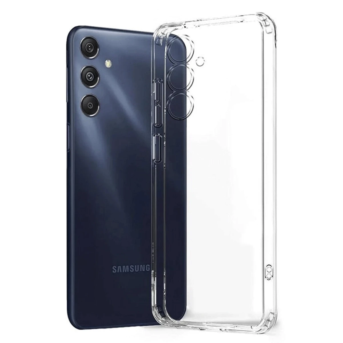 Newface Samsung Galaxy M34 5G Kılıf Lüx Şeffaf Silikon — görsel 2