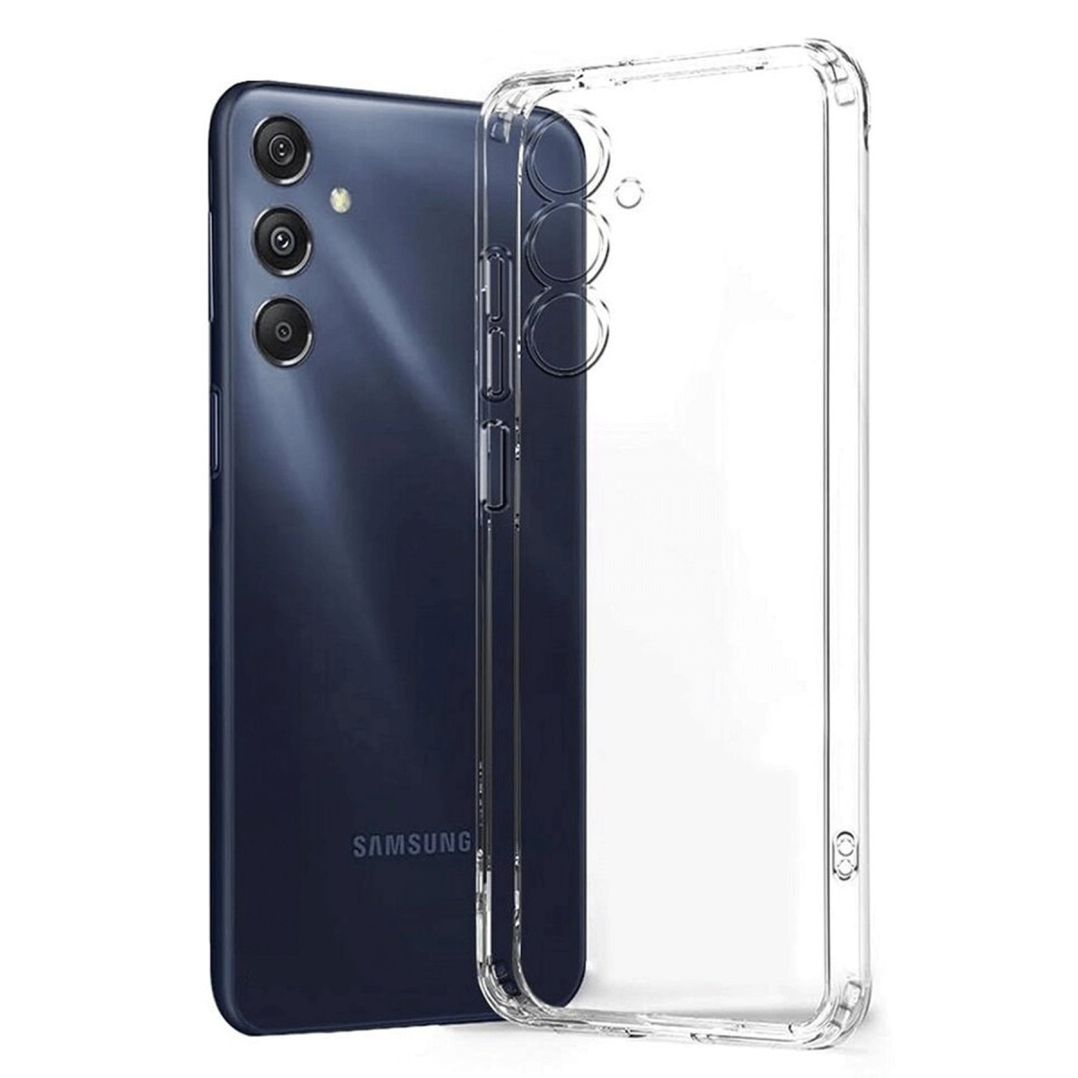 Newface Samsung Galaxy M34 5G Kılıf Lüx Şeffaf Silikon — görsel 3