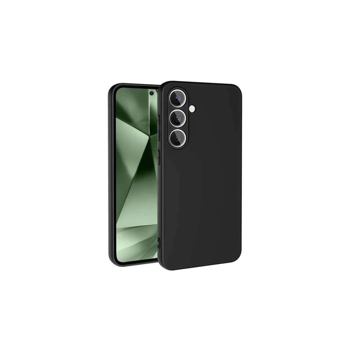 Newface Samsung Galaxy S24 FE Kılıf Nano içi Kadife Silikon - Siyah — görsel 5