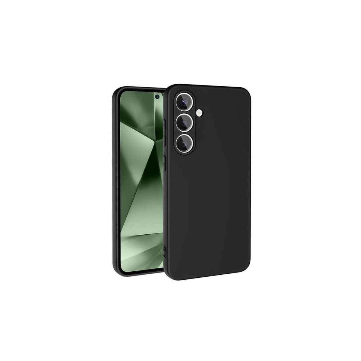 Newface Samsung Galaxy S24 FE Kılıf Nano içi Kadife Silikon - Siyah — görsel 9