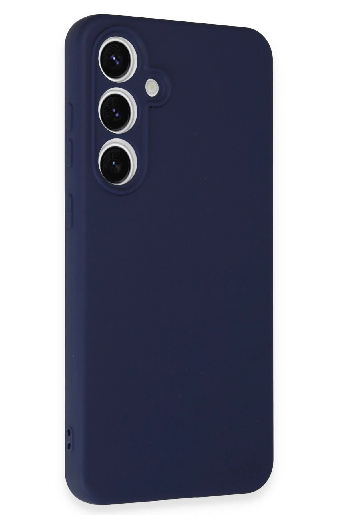 Newface Samsung Galaxy S24 FE Kılıf Nano içi Kadife Silikon - Lacivert