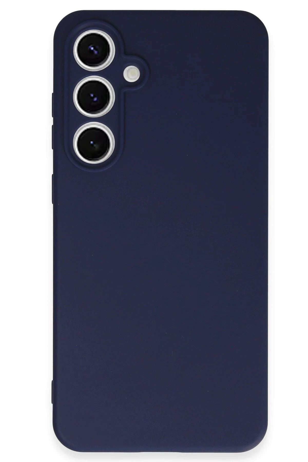 Newface Samsung Galaxy S24 FE Kılıf Nano içi Kadife Silikon - Lacivert