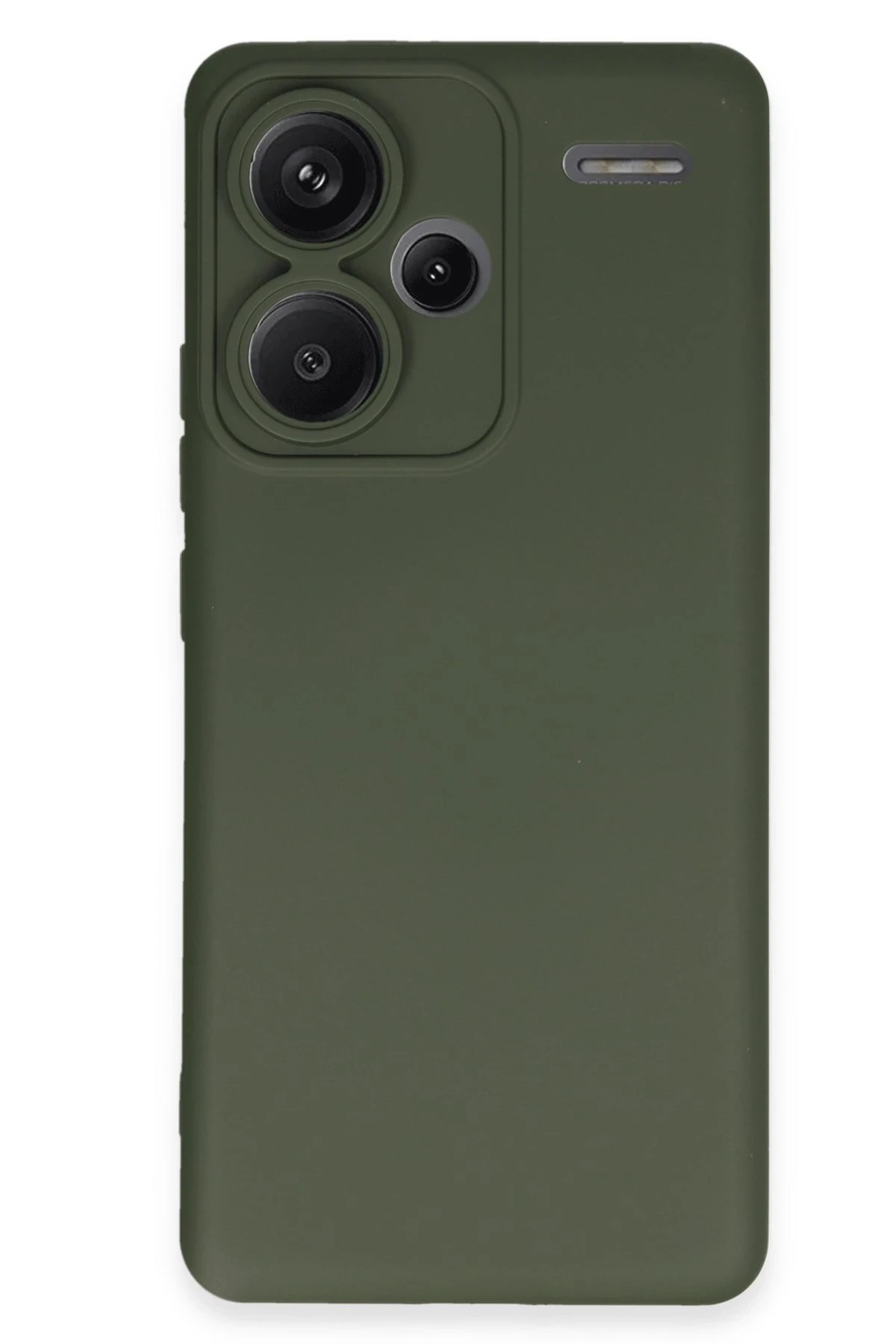 Newface Xiaomi Redmi Note 13 Pro Plus Kılıf Nano içi Kadife Silikon - Koyu Yeşil