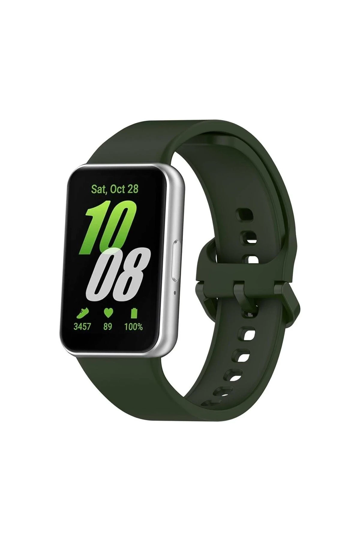 Newface Samsung Galaxy Fit 3 Klasik Kordon - Haki Yeşil