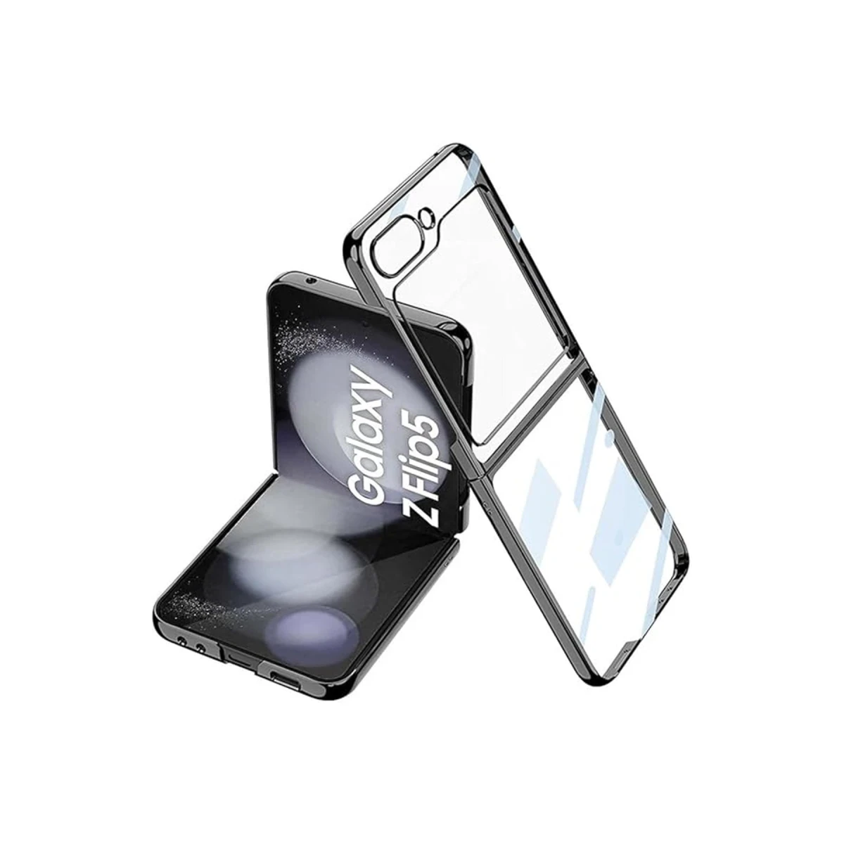 Newface Samsung Galaxy Z Flip 5 Kılıf Fold Element Kapak - Siyah — görsel 2