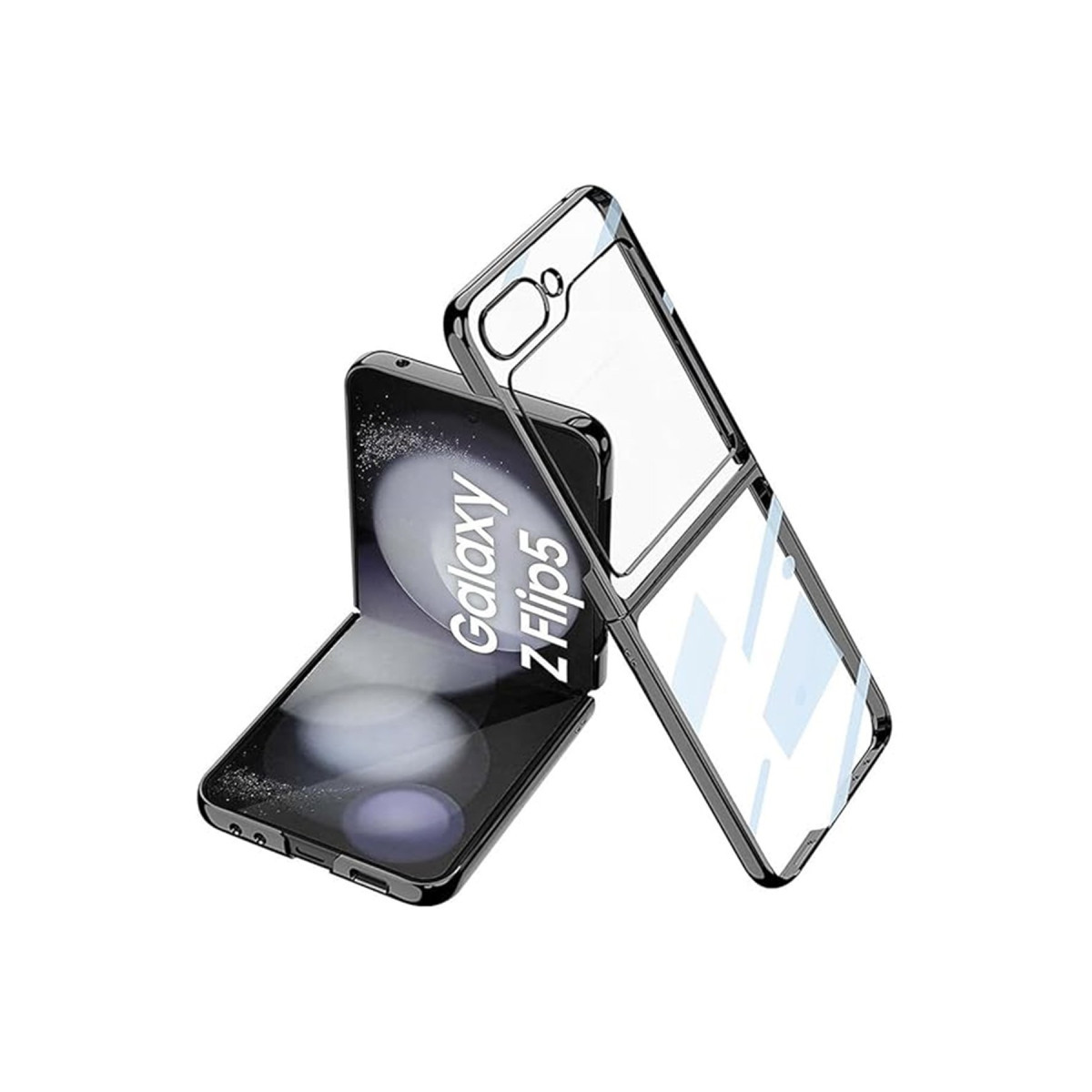 Newface Samsung Galaxy Z Flip 5 Kılıf Fold Element Kapak - Siyah — görsel 3