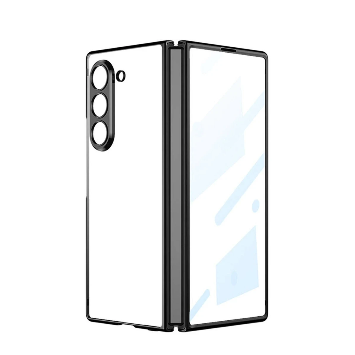 Newface Samsung Galaxy Z Fold 5 Kılıf Fold Element Kapak - Siyah — görsel 2