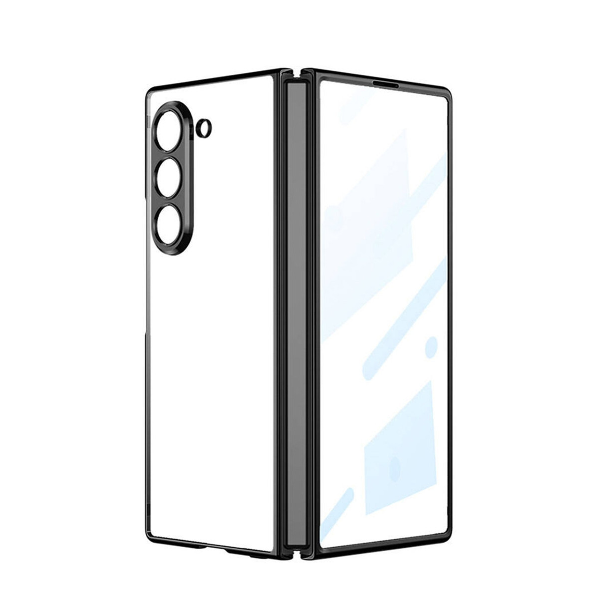 Newface Samsung Galaxy Z Fold 5 Kılıf Fold Element Kapak - Siyah — görsel 3