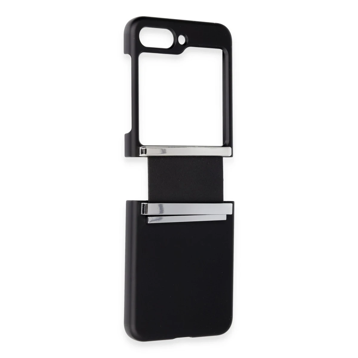 Newface Samsung Galaxy Z Flip 6 Kılıf Belt Flip Kapak - Siyah — görsel 5