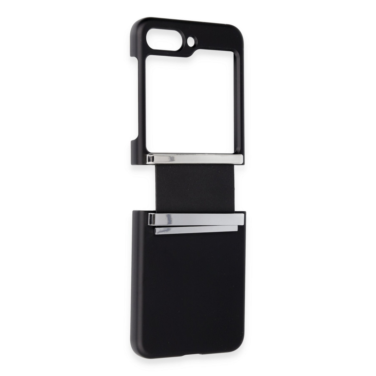 Newface Samsung Galaxy Z Flip 6 Kılıf Belt Flip Kapak - Siyah — görsel 8