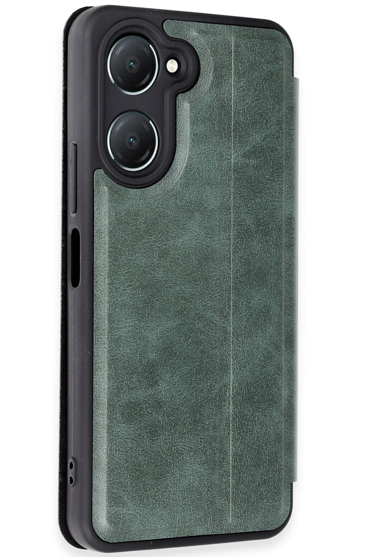 Newface Vivo Y18 Kılıf Flip Cover - Koyu Yeşil