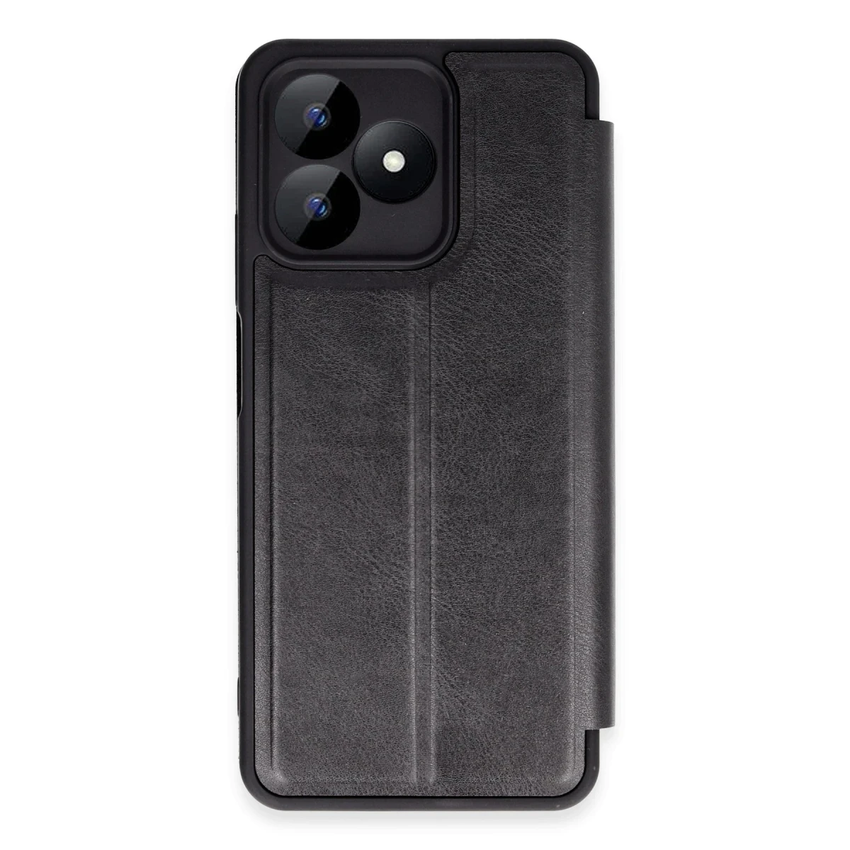 Newface Realme Note 50 4G Kılıf Flip Cover - Siyah — görsel 4
