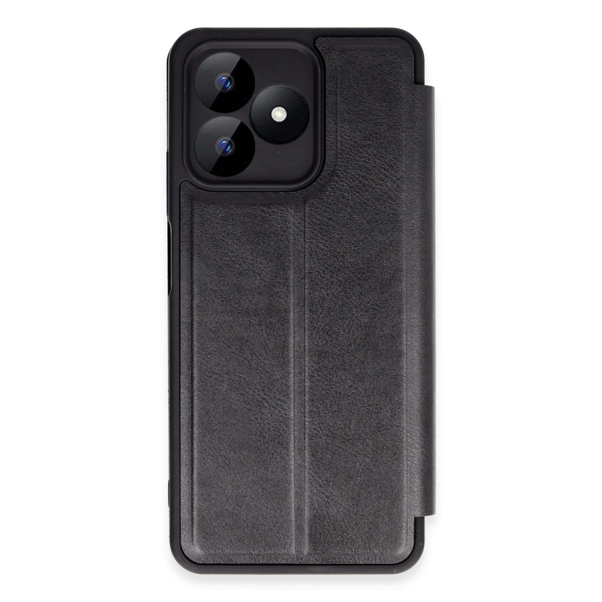 Newface Realme Note 50 4G Kılıf Flip Cover - Siyah — görsel 7