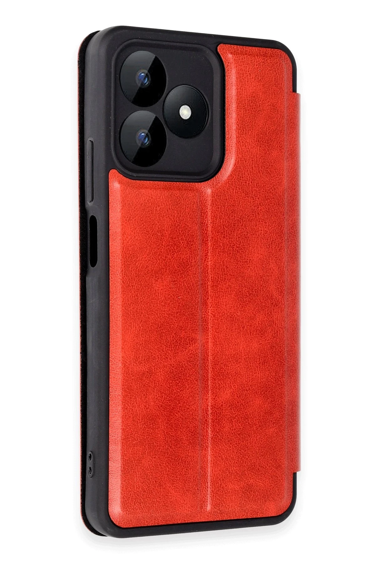 Newface Realme Note 50 4G Kılıf Flip Cover - Kırmızı