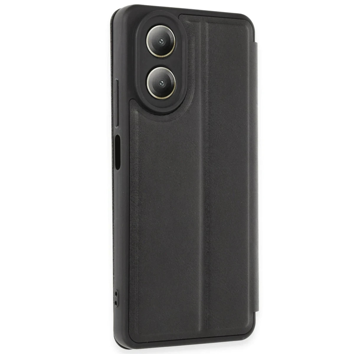 Newface Oppo A38 Kılıf Flip Cover - Siyah — görsel 6