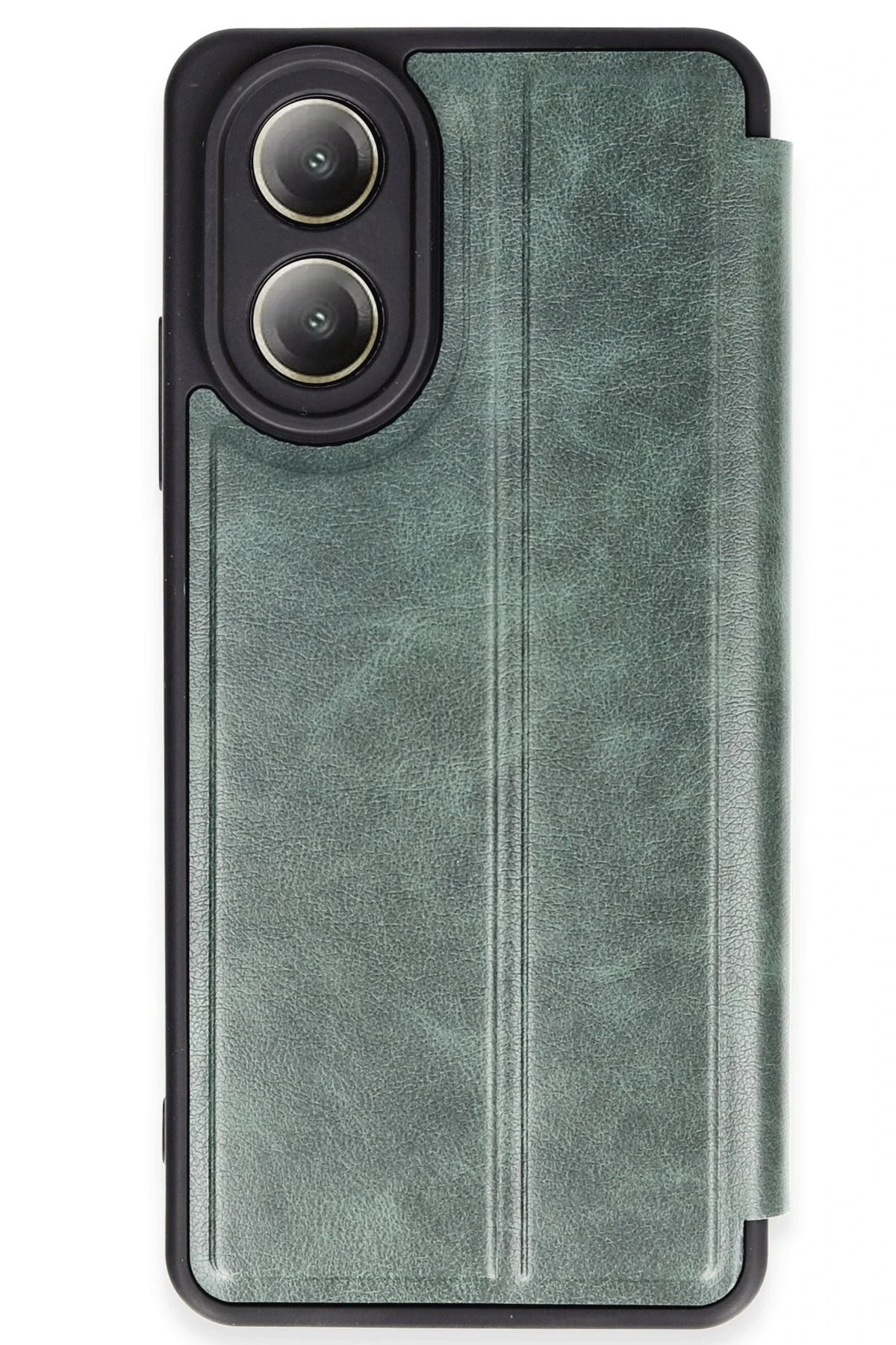Newface Oppo A38 Kılıf Flip Cover - Koyu Yeşil