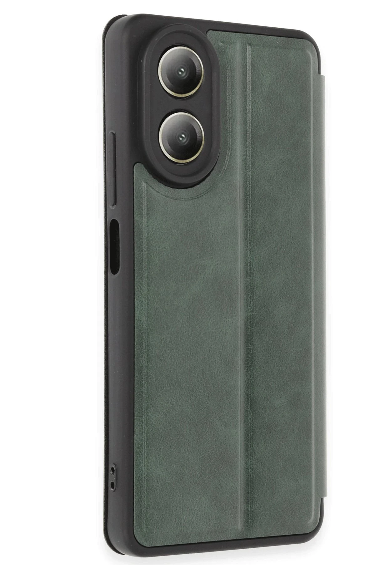 Newface Oppo A38 Kılıf Flip Cover - Koyu Yeşil