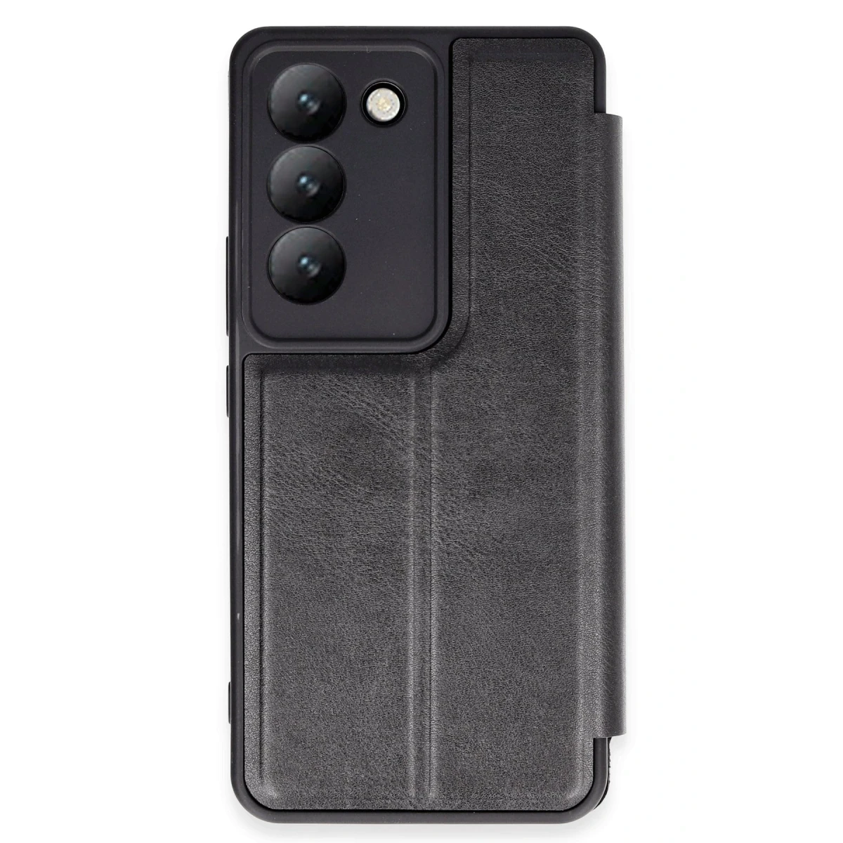 Newface Vivo V30 Lite 4G Kılıf Flip Cover - Siyah — görsel 4