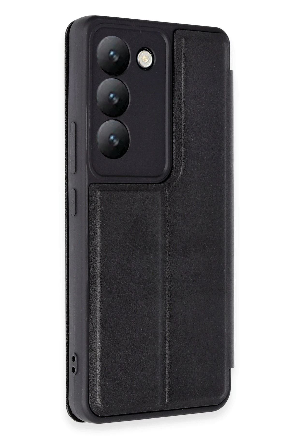 Newface Vivo V30 Lite 4G Kılıf Flip Cover - Siyah