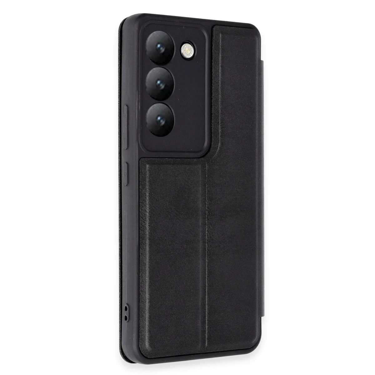 Newface Vivo V30 Lite 4G Kılıf Flip Cover - Siyah — görsel 5