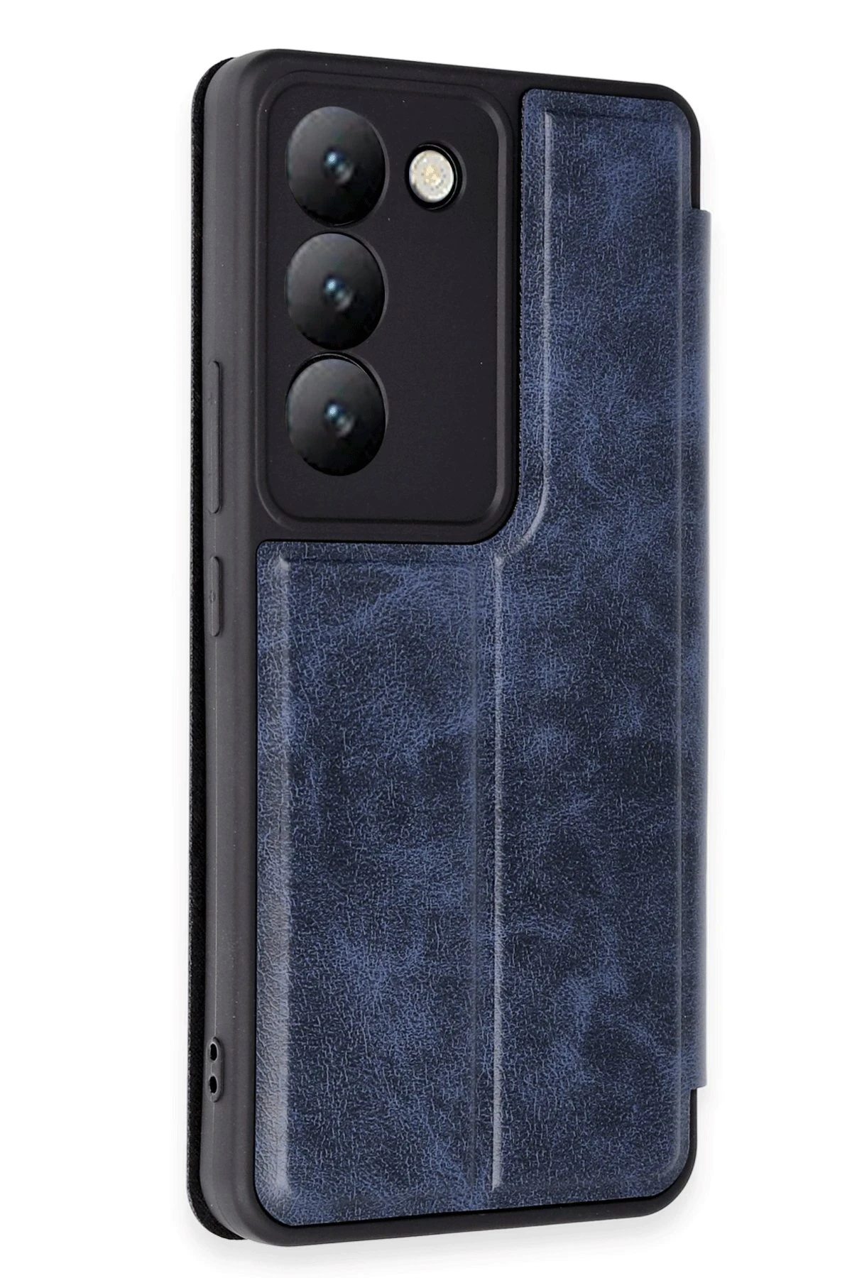 Newface Vivo V30 Lite 4G Kılıf Flip Cover - Lacivert