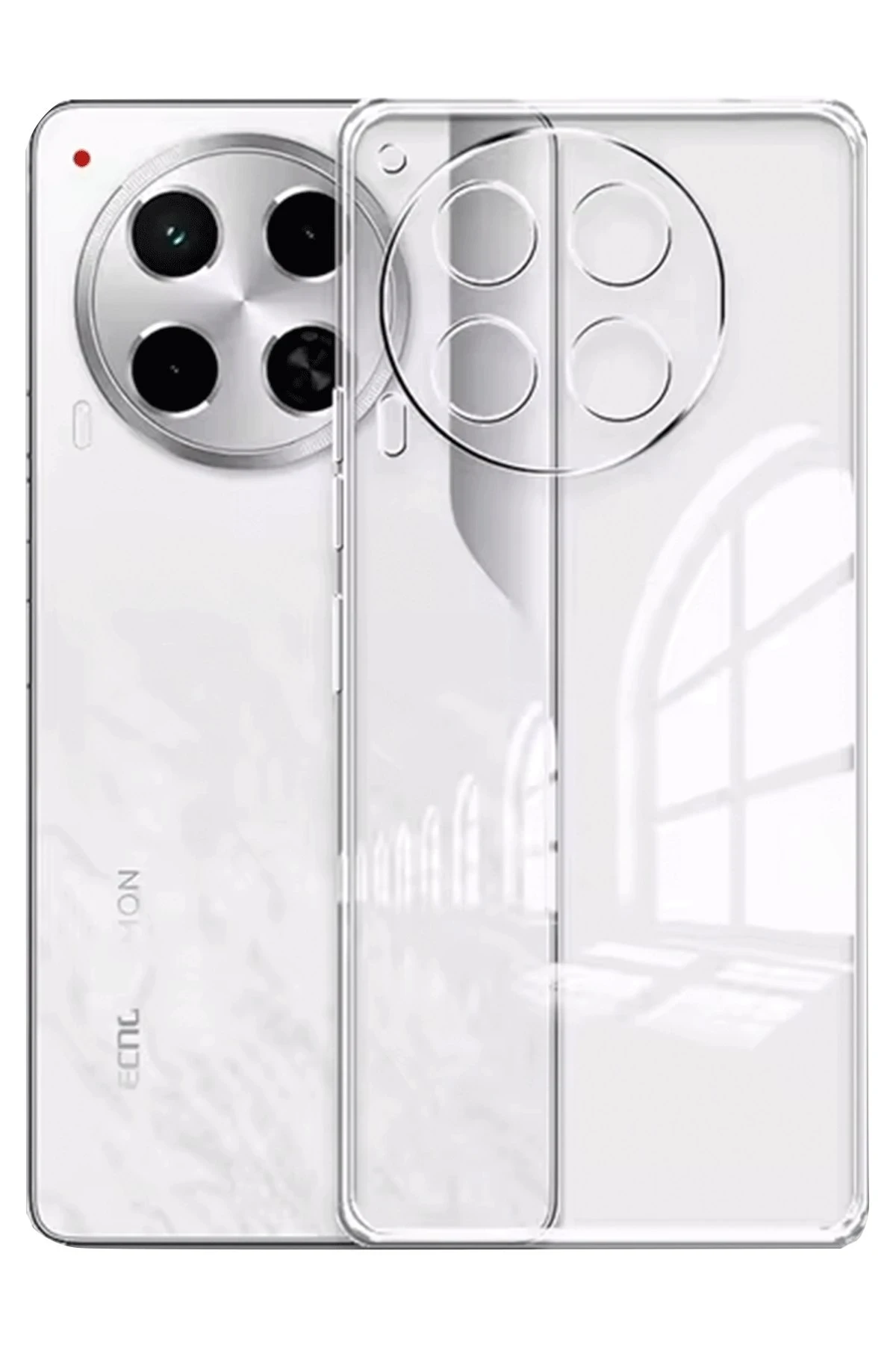 Newface Tecno Camon 30 Kılıf Lüx Şeffaf Silikon