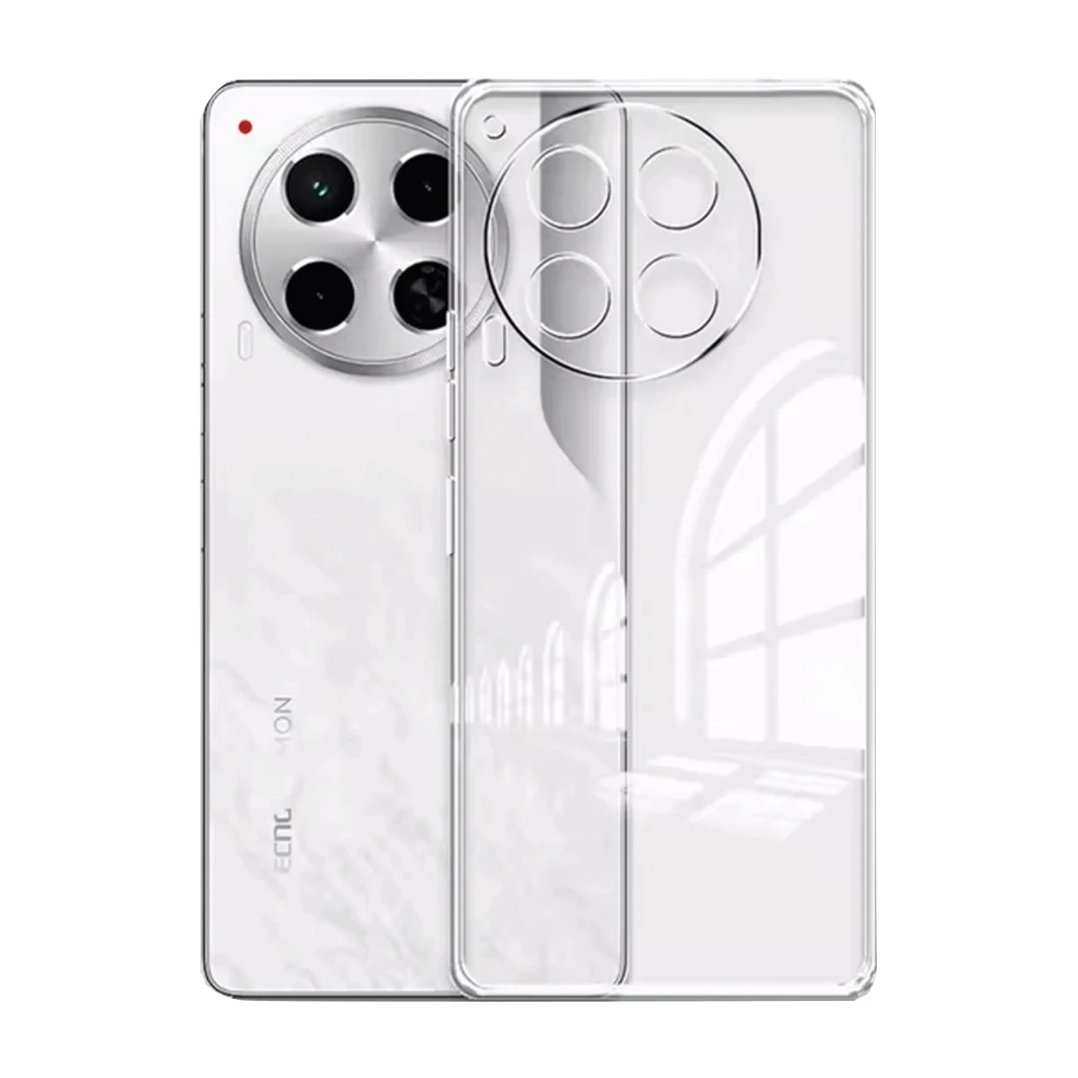 Newface Tecno Camon 30 Kılıf Lüx Şeffaf Silikon — görsel 3