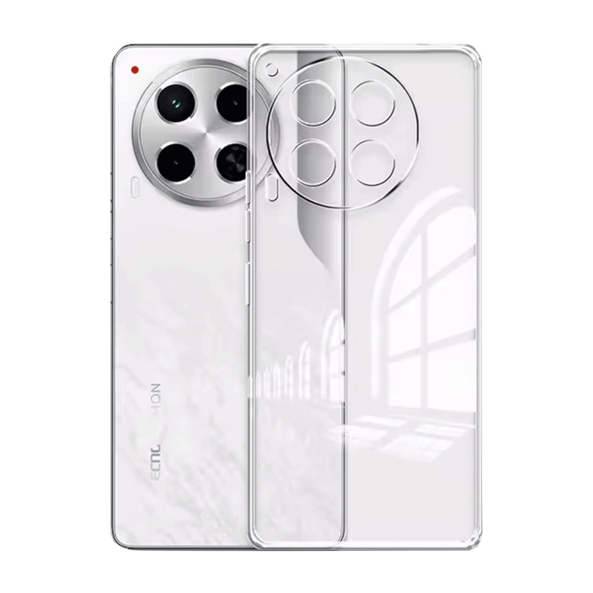 Newface Tecno Camon 30 Kılıf Lüx Şeffaf Silikon — görsel 5