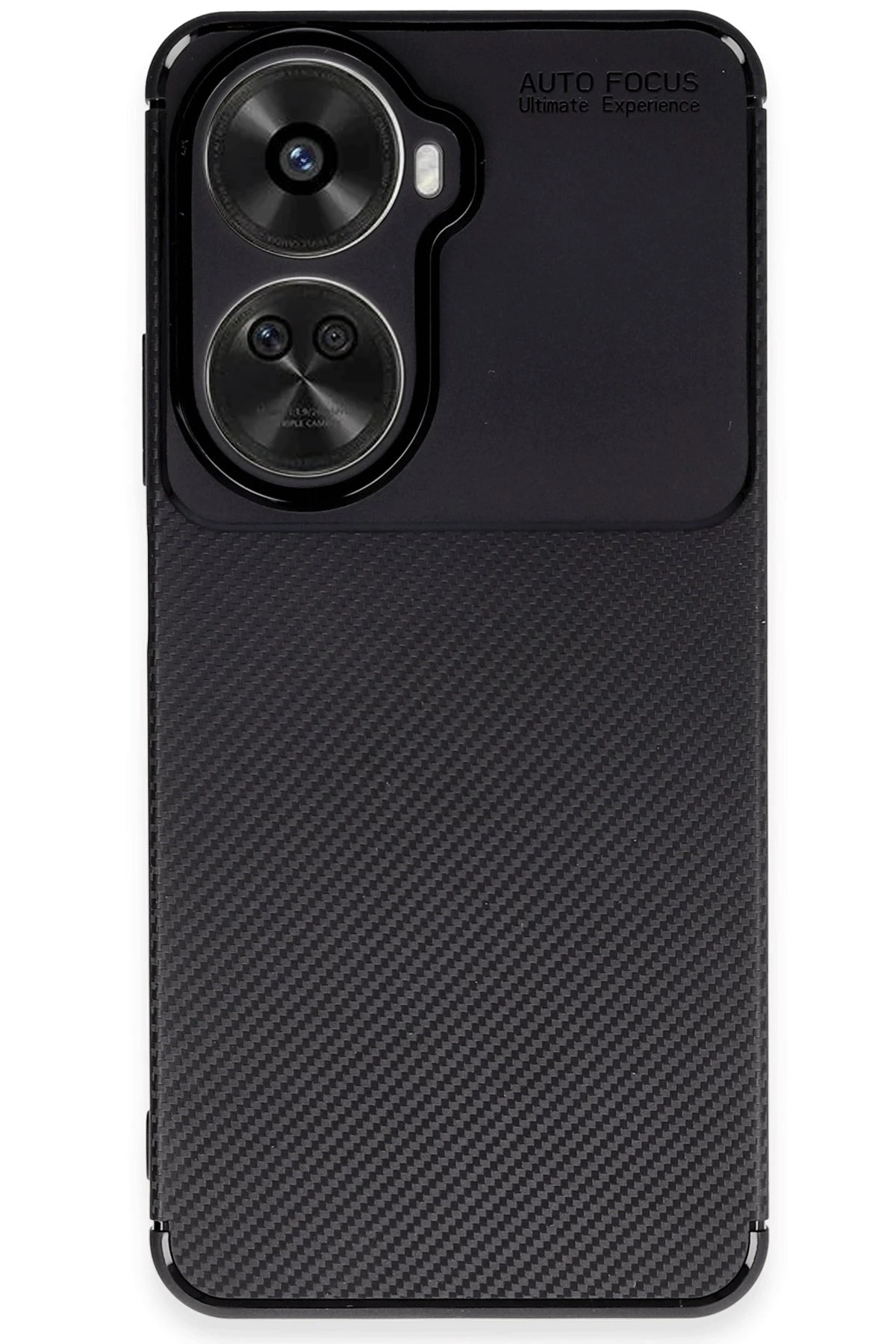 Newface Huawei Nova 12 SE Kılıf Auto Focus Karbon Kapak - Siyah
