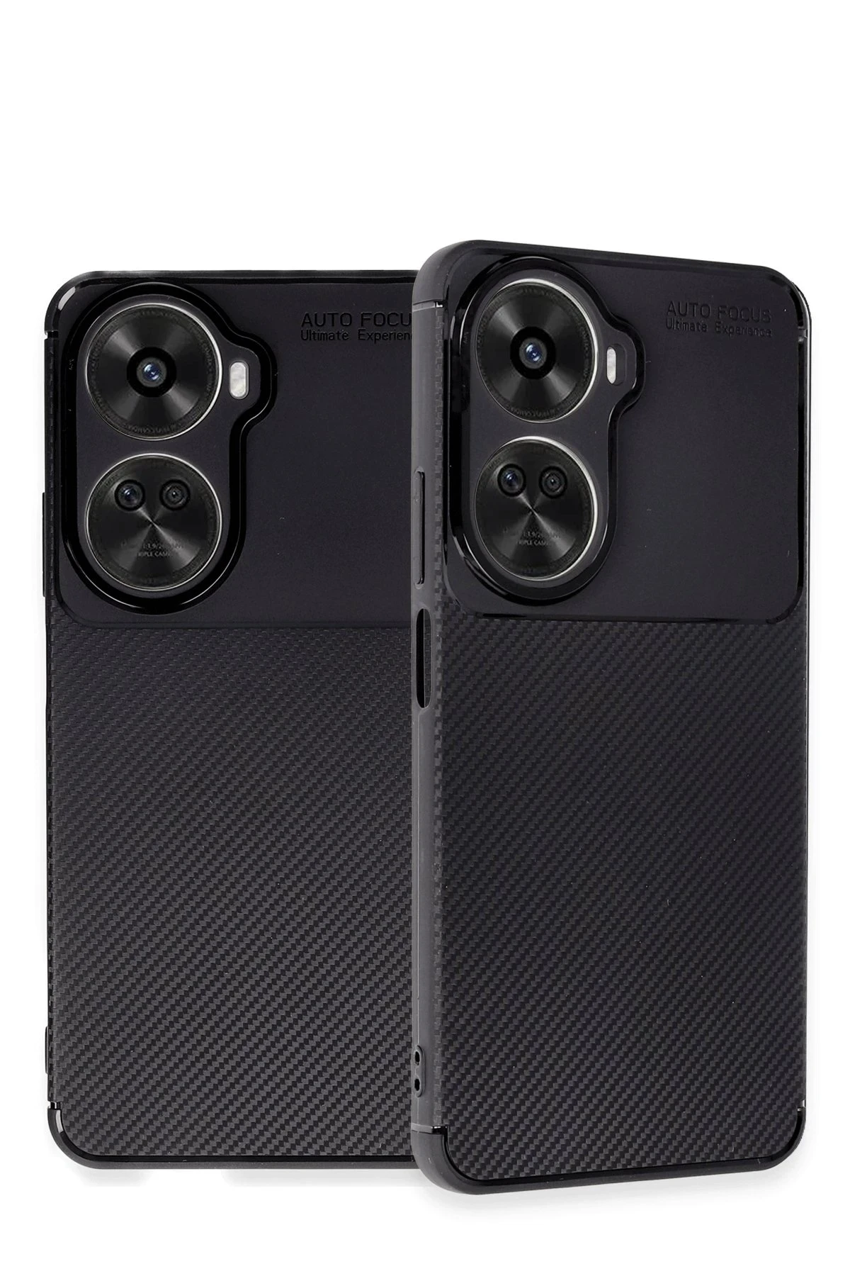 Newface Huawei Nova 12 SE Kılıf Auto Focus Karbon Kapak - Siyah — görsel 3
