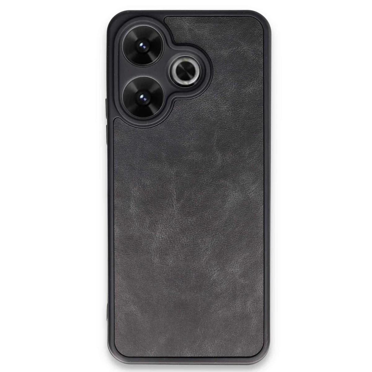 Newface Xiaomi Redmi 13 4G Kılıf Aras Deri Kapak - Siyah — görsel 4