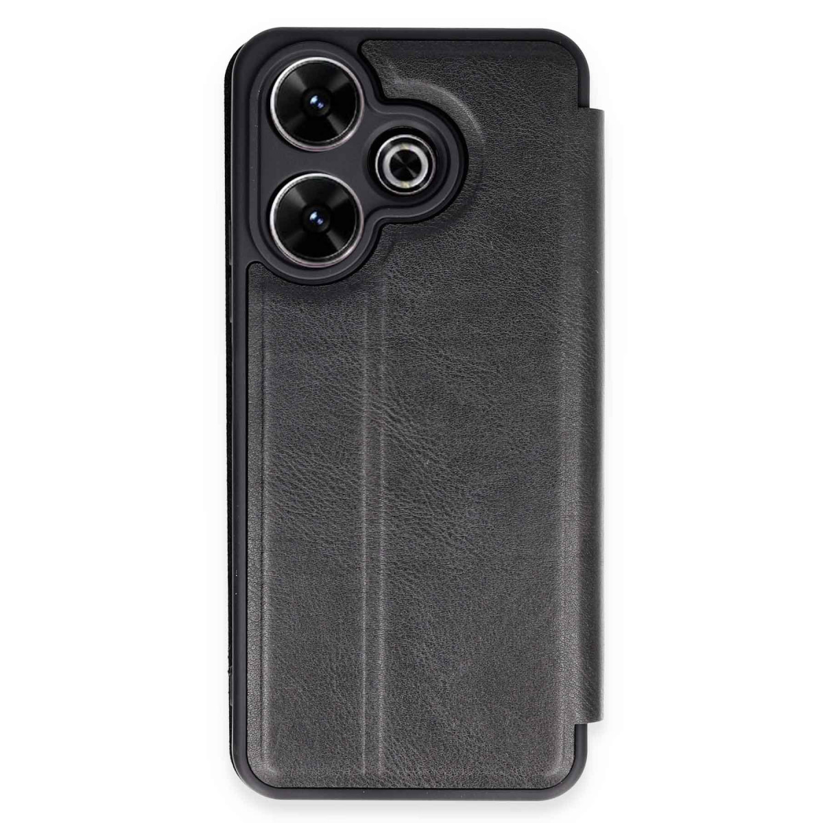 Newface Xiaomi Redmi 13 4G Kılıf Flip Cover - Siyah — görsel 7