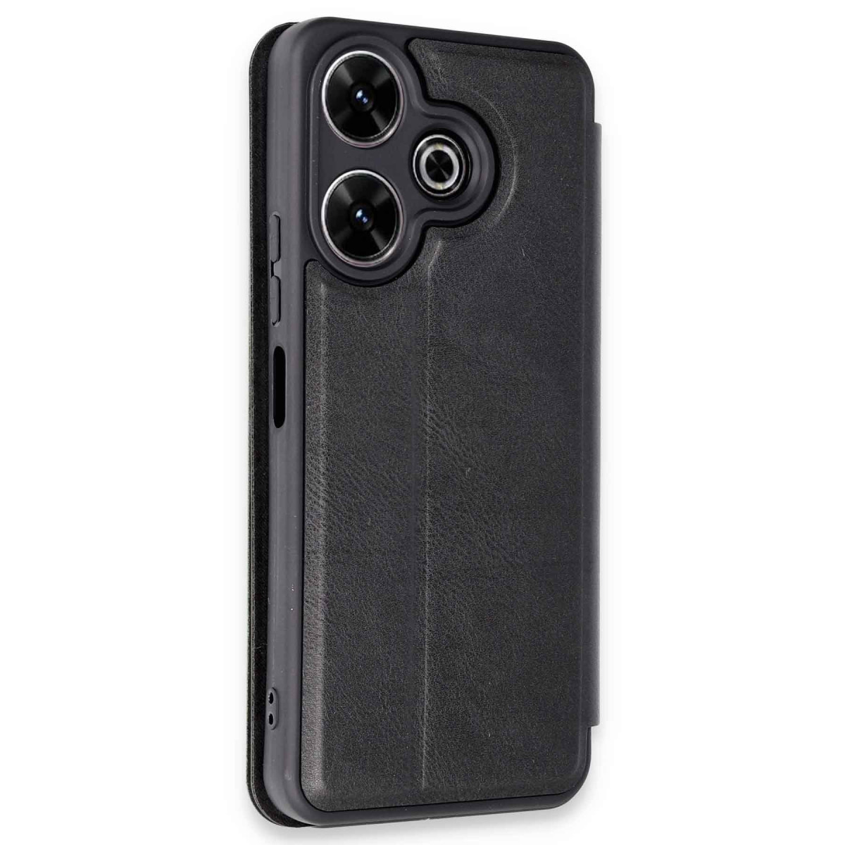 Newface Xiaomi Redmi 13 4G Kılıf Flip Cover - Siyah — görsel 8