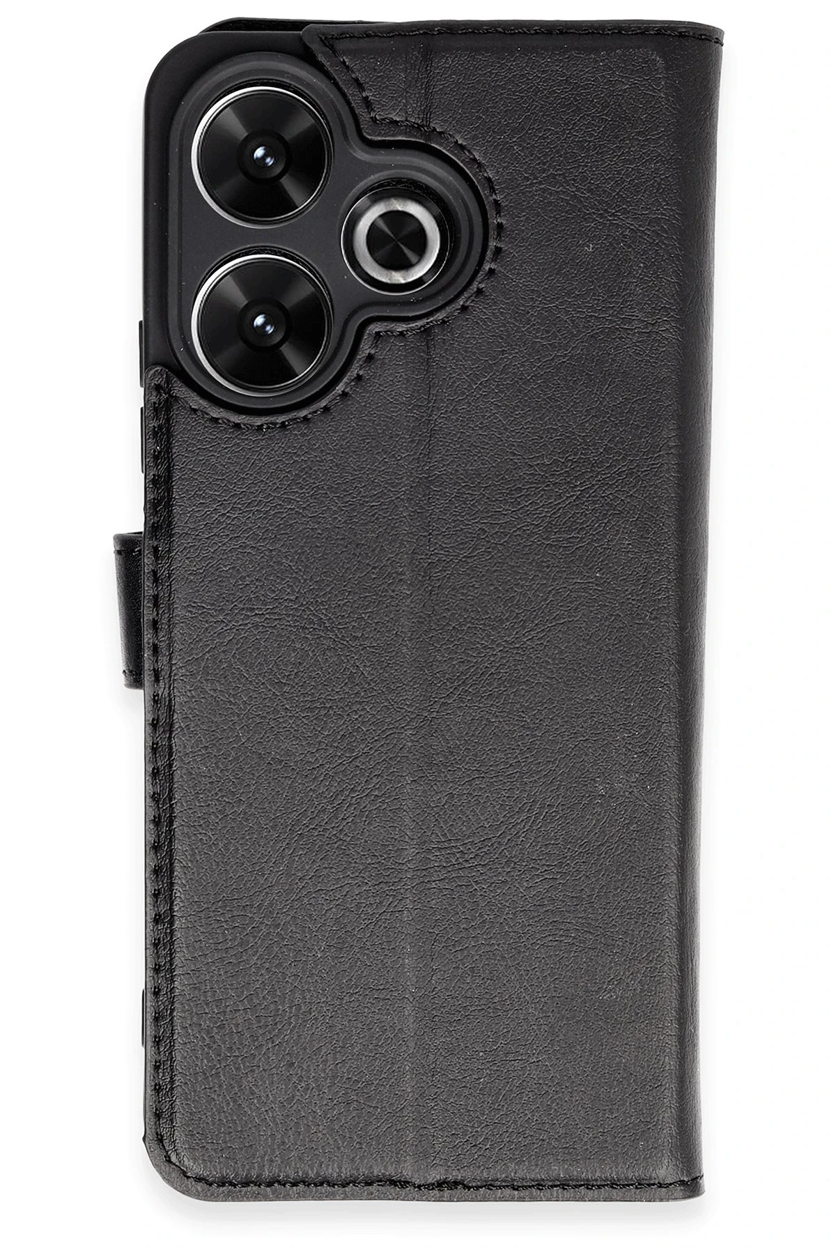 Newface Xiaomi Redmi 13 4G Kılıf Trend S Plus Kapaklı Kılıf - Siyah