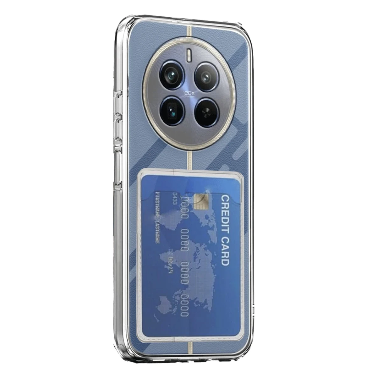 Newface Realme 12 Pro Kılıf Kart Şeffaf Silikon - Şeffaf — görsel 2