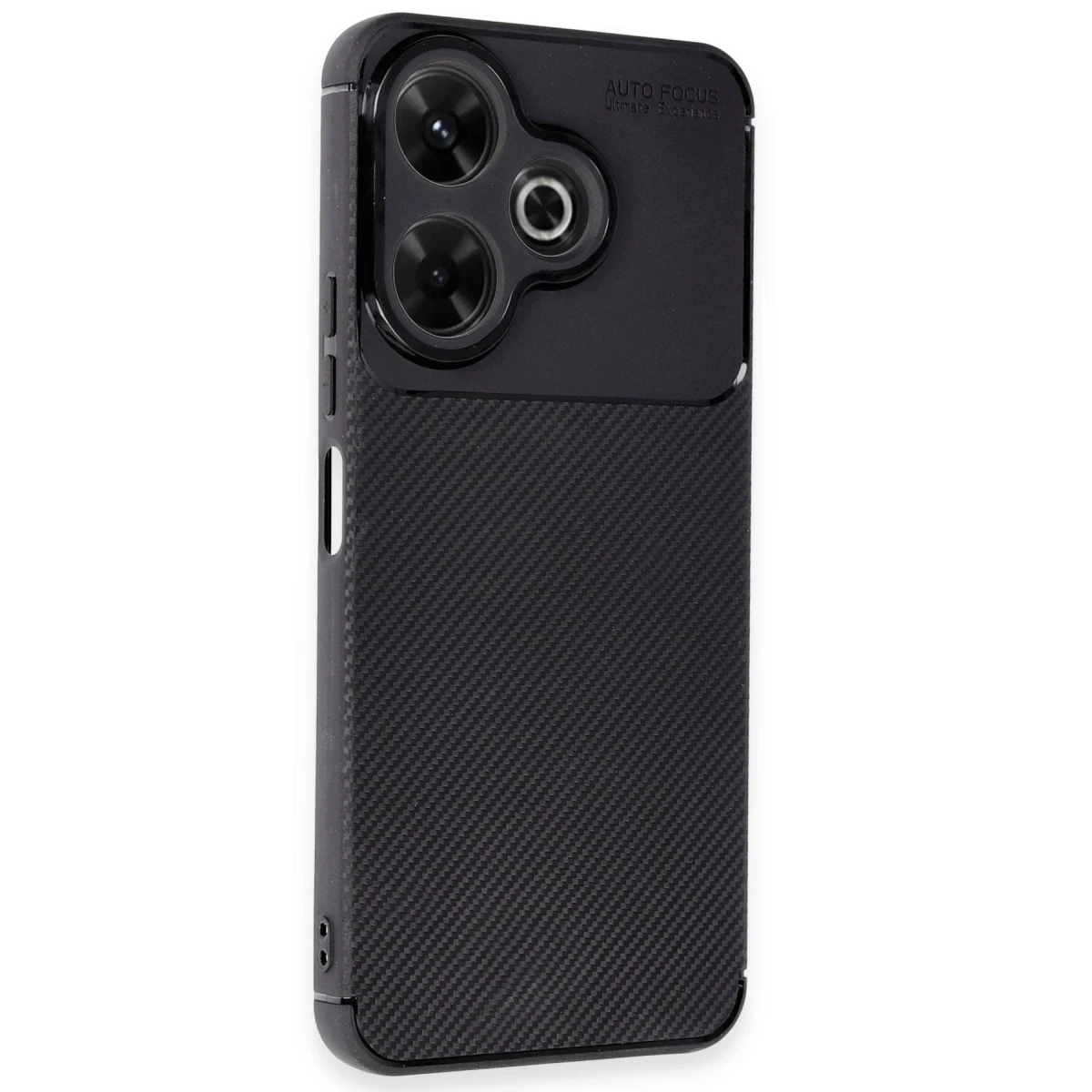 Newface Xiaomi Redmi 13 4G Kılıf Auto Focus Karbon Kapak - Siyah — görsel 6