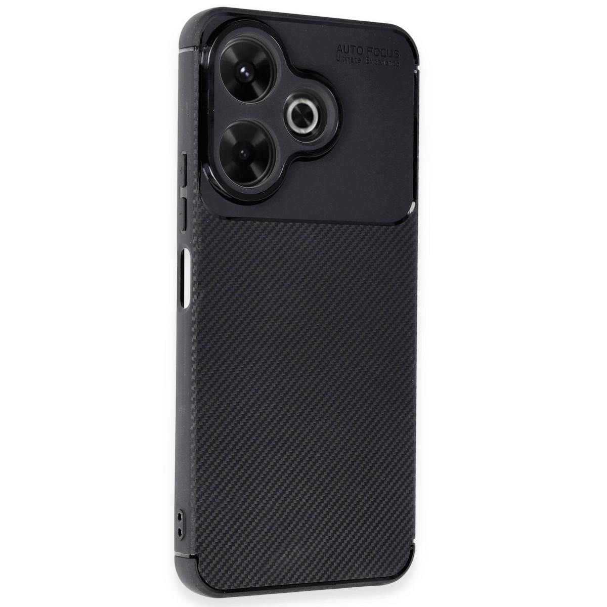 Newface Xiaomi Redmi 13 4G Kılıf Auto Focus Karbon Kapak - Siyah — görsel 10