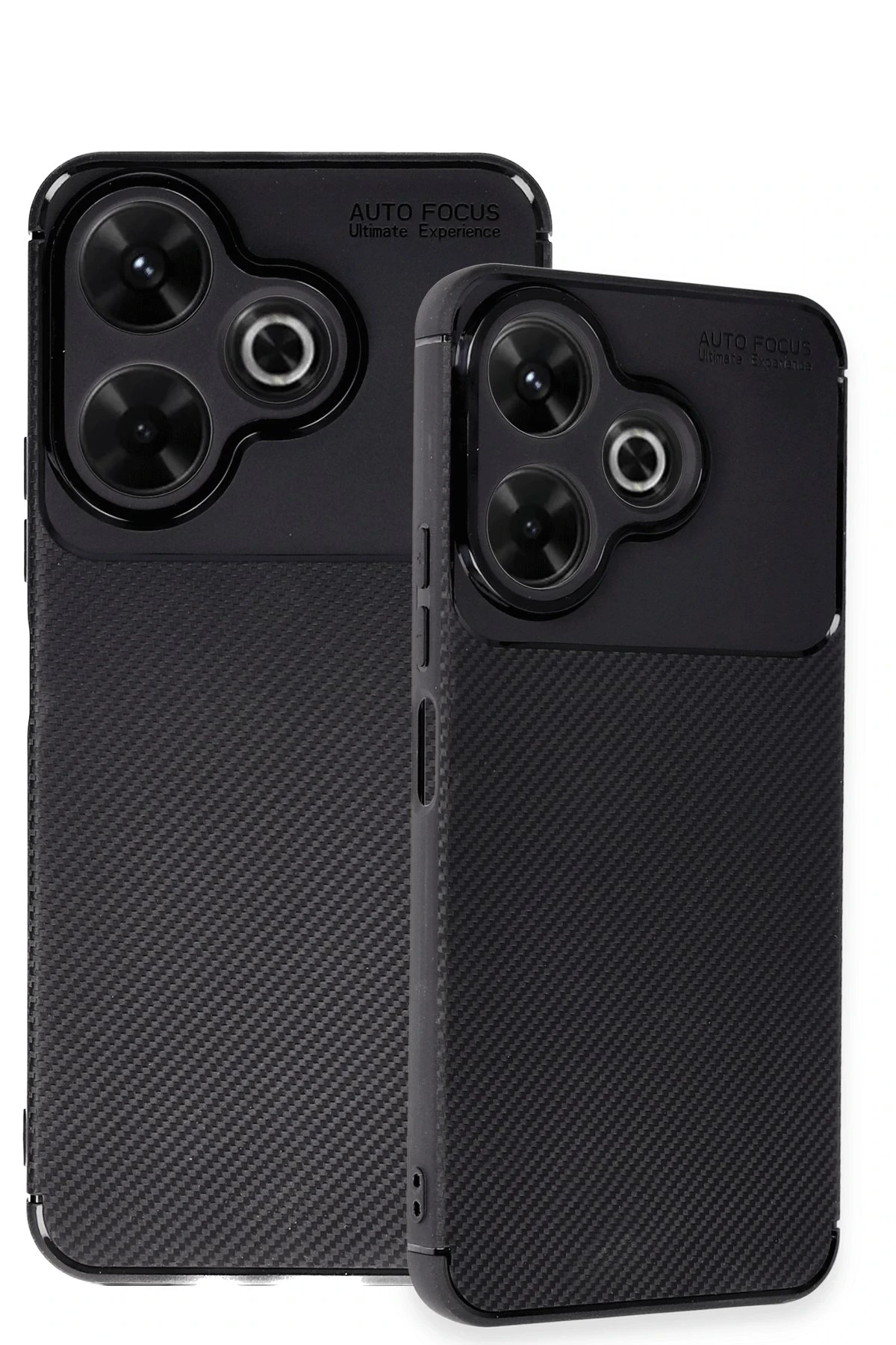 Newface Xiaomi Redmi 13 4G Kılıf Auto Focus Karbon Kapak - Siyah — görsel 3