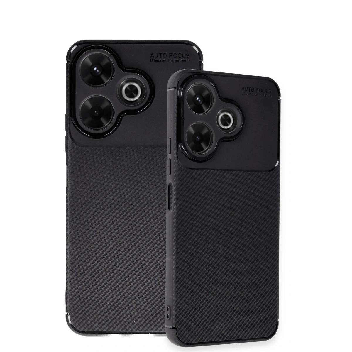 Newface Xiaomi Redmi 13 4G Kılıf Auto Focus Karbon Kapak - Siyah — görsel 7