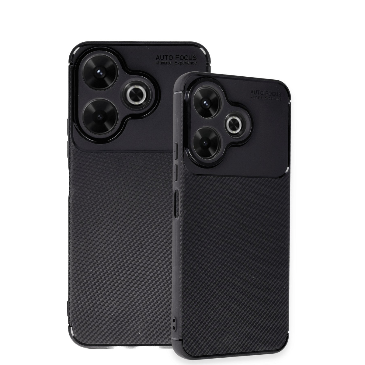 Newface Xiaomi Redmi 13 4G Kılıf Auto Focus Karbon Kapak - Siyah — görsel 11