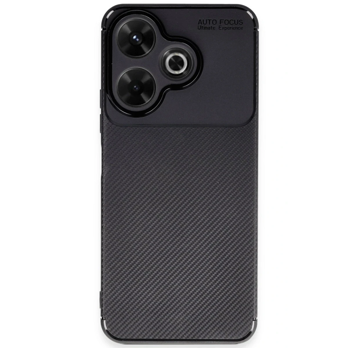 Newface Xiaomi Redmi 13 4G Kılıf Auto Focus Karbon Kapak - Siyah — görsel 8