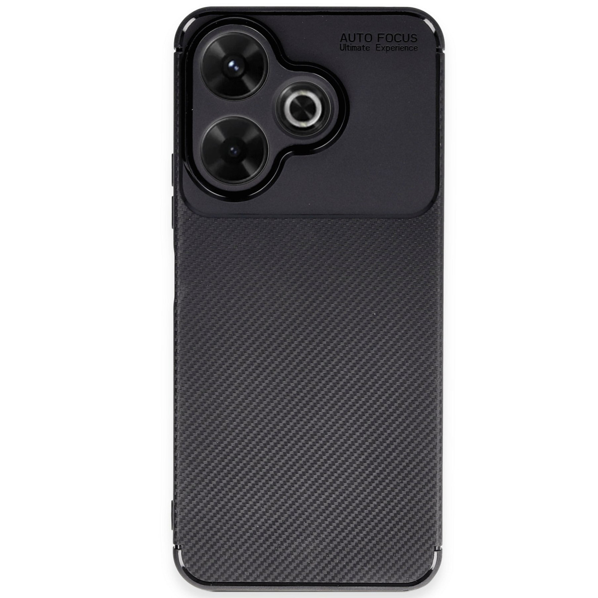 Newface Xiaomi Redmi 13 4G Kılıf Auto Focus Karbon Kapak - Siyah — görsel 12