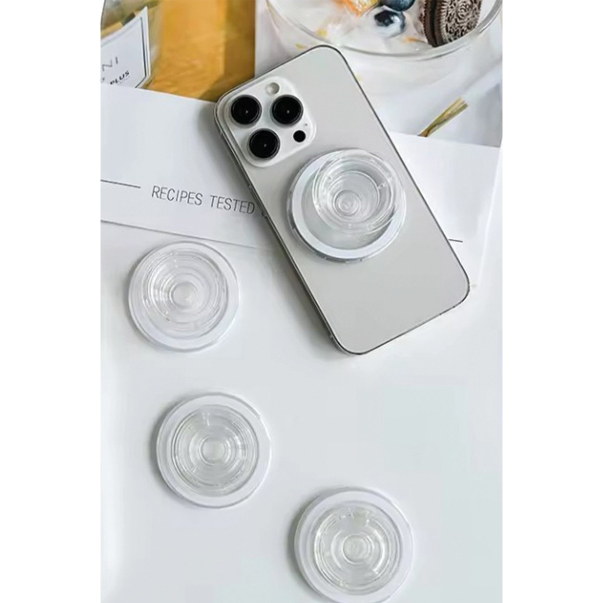 Newface Kickstand Taşlı Magsafe Stand - Siyah — görsel 6