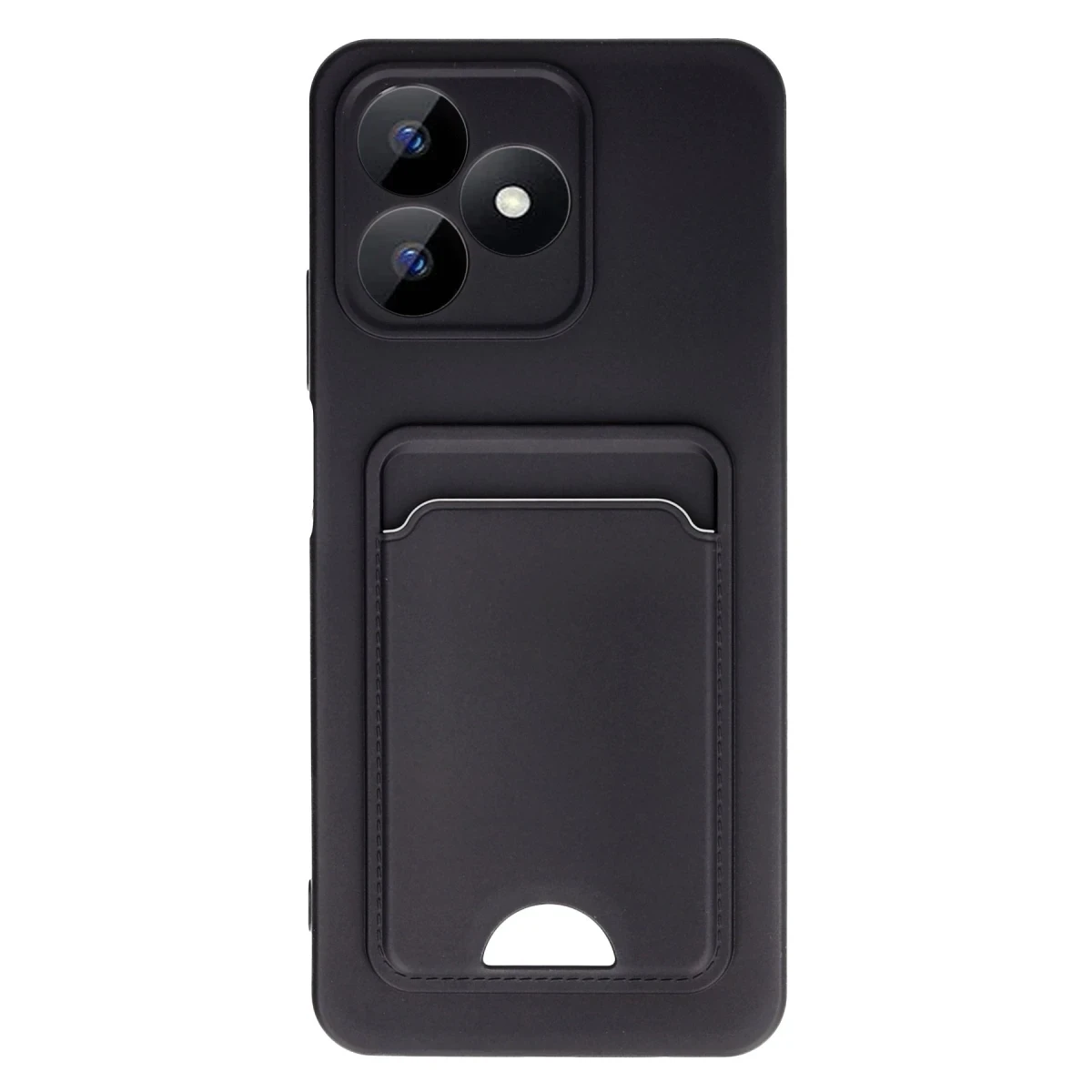 Newface Realme Note 50 4G Kılıf Kelvin Kartvizitli Silikon - Siyah — görsel 4