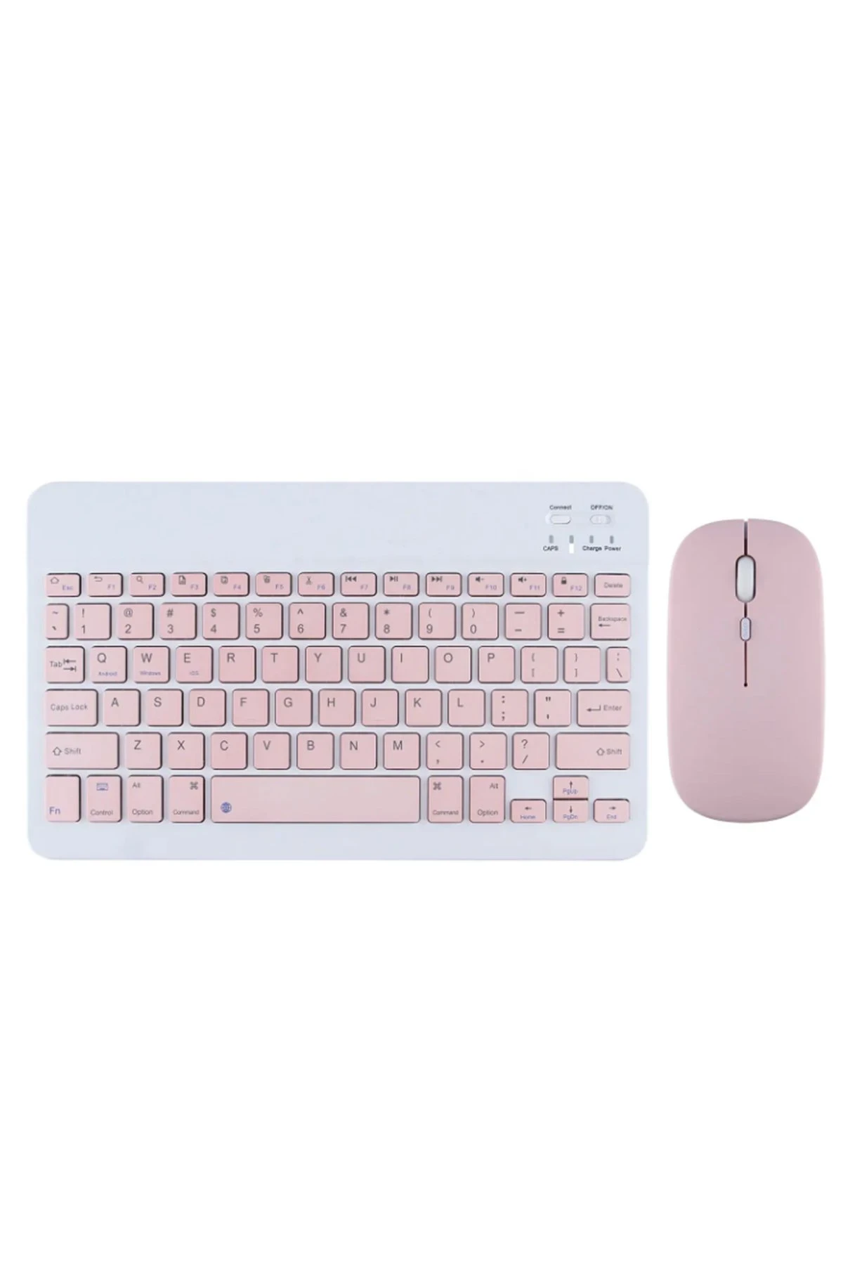 Newface KYB71 Kablosuz Klavye Mouse Set - Pembe
